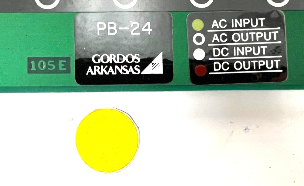 GORDOS ARKANSAS PB-24 RELAY CIRCUIT BOARD OAL 18-3/4″