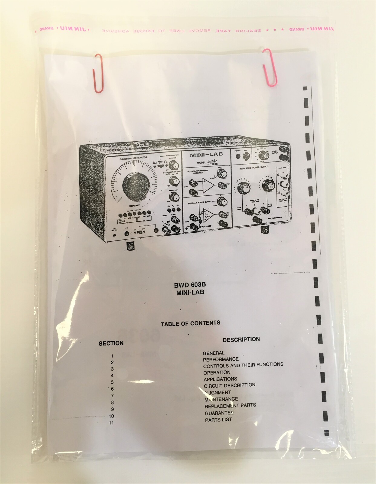 BWD Instruments BWD 603B Mini Lab Laboratory System