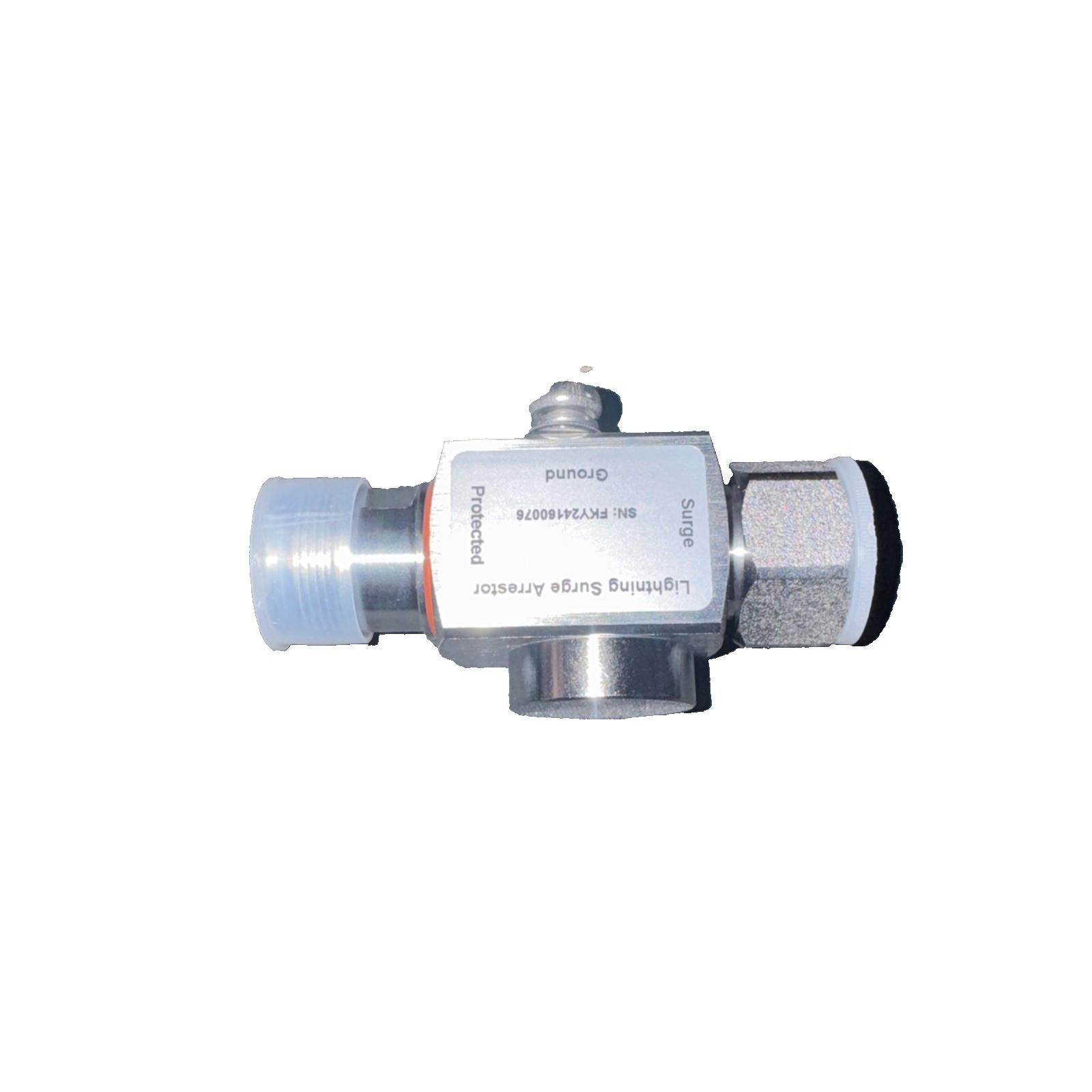 PolyPhaser QWP-43F43M-ER 4.3-10F to 4.3-10M RF Surge Protector Low PIM 4.5GHz