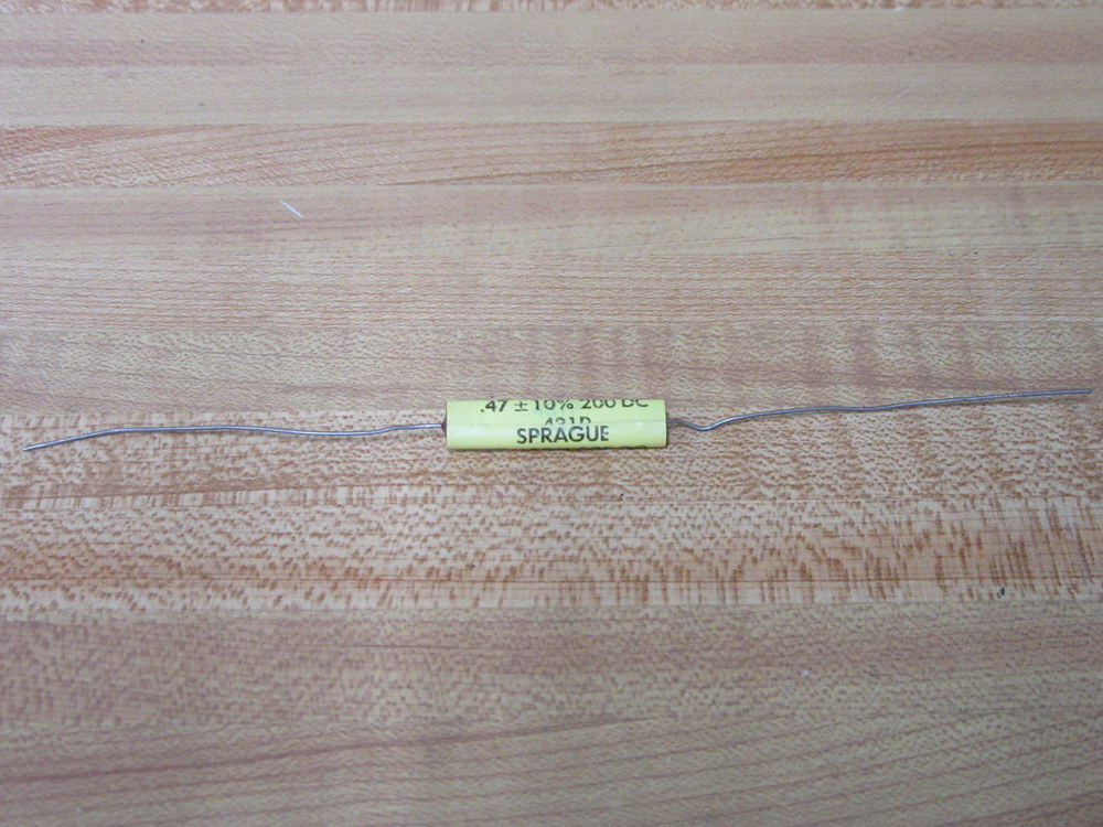 Sprague 431P-200VDC Capacitor 431P200VDC 200DC .47 ± 10% (Pack of 5)