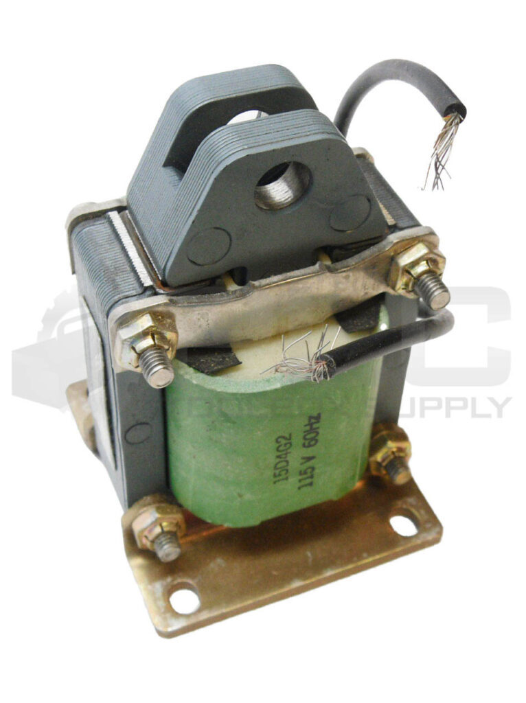 GENERAL ELECTRIC CR9500B100A2A INDUSTRIAL SOLENOID W/ 15D4G2 COIL