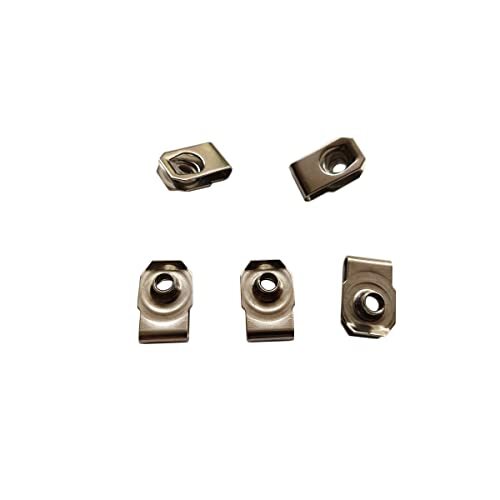 #10-24 Stainless Steel U -Clip-On NutU-Fasteners Pack of 30