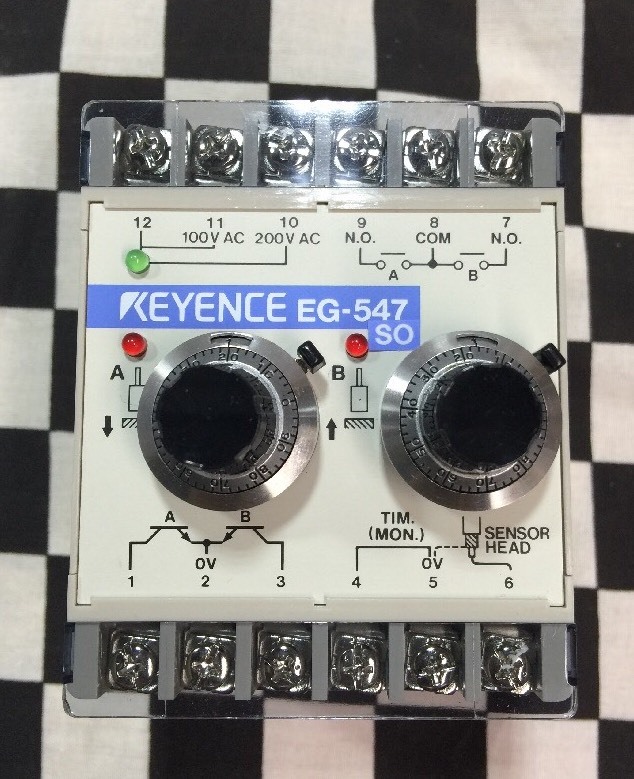 Keyence Position Amplifier EG-547SO, EG-547, Shipsameday W/2-3daysshipping#1474T