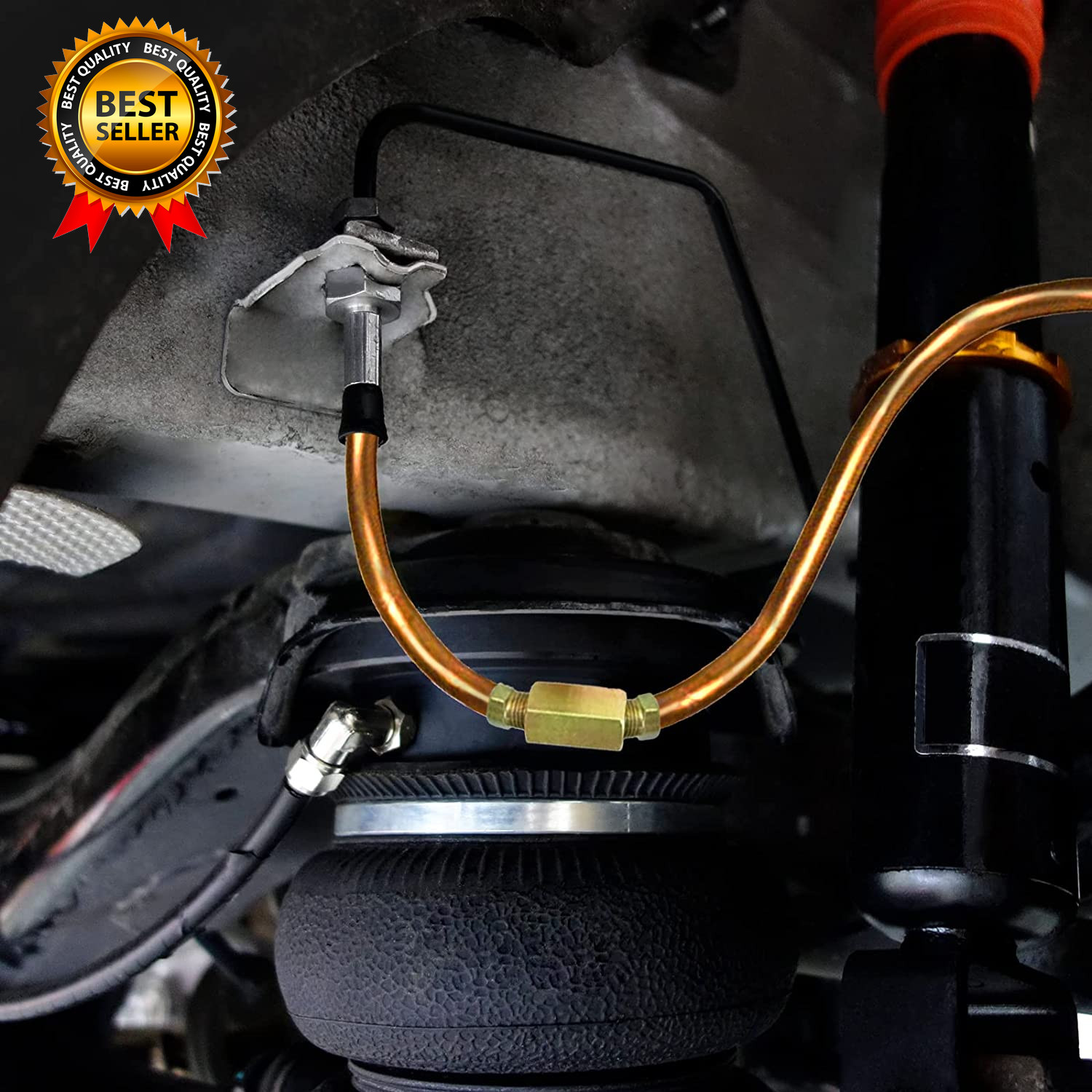 Upgraded Brake Line Tubing Kit 25 Ft. of 3/16 Copper Coated Flexible Tube Roll