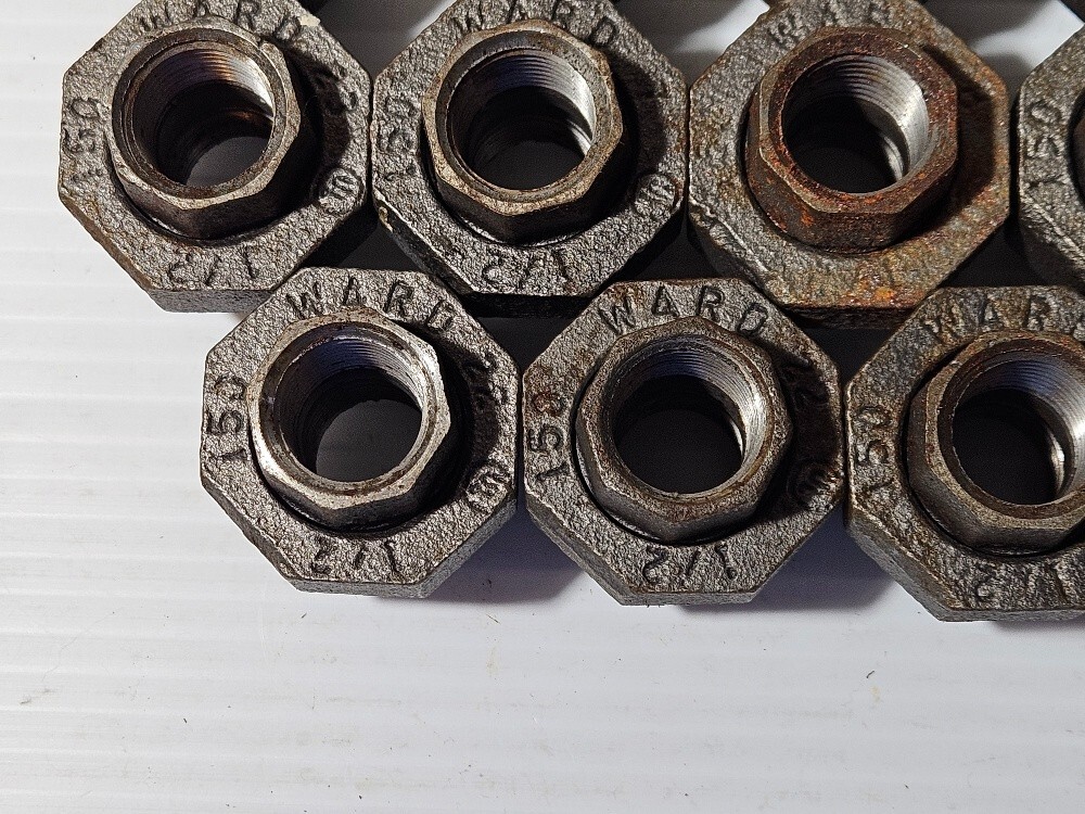 1 Ward Manufacturing D.BU 1/2″ NPT Pipe Union 150 lb 1/2 Brass Iron Seat Fitting