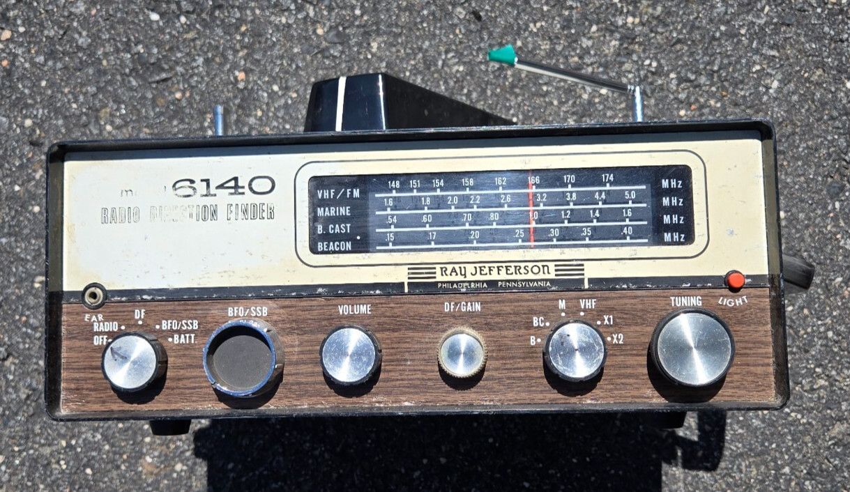 Used Ray Jefferson Radio Direction Finder Model 6140 *Works*