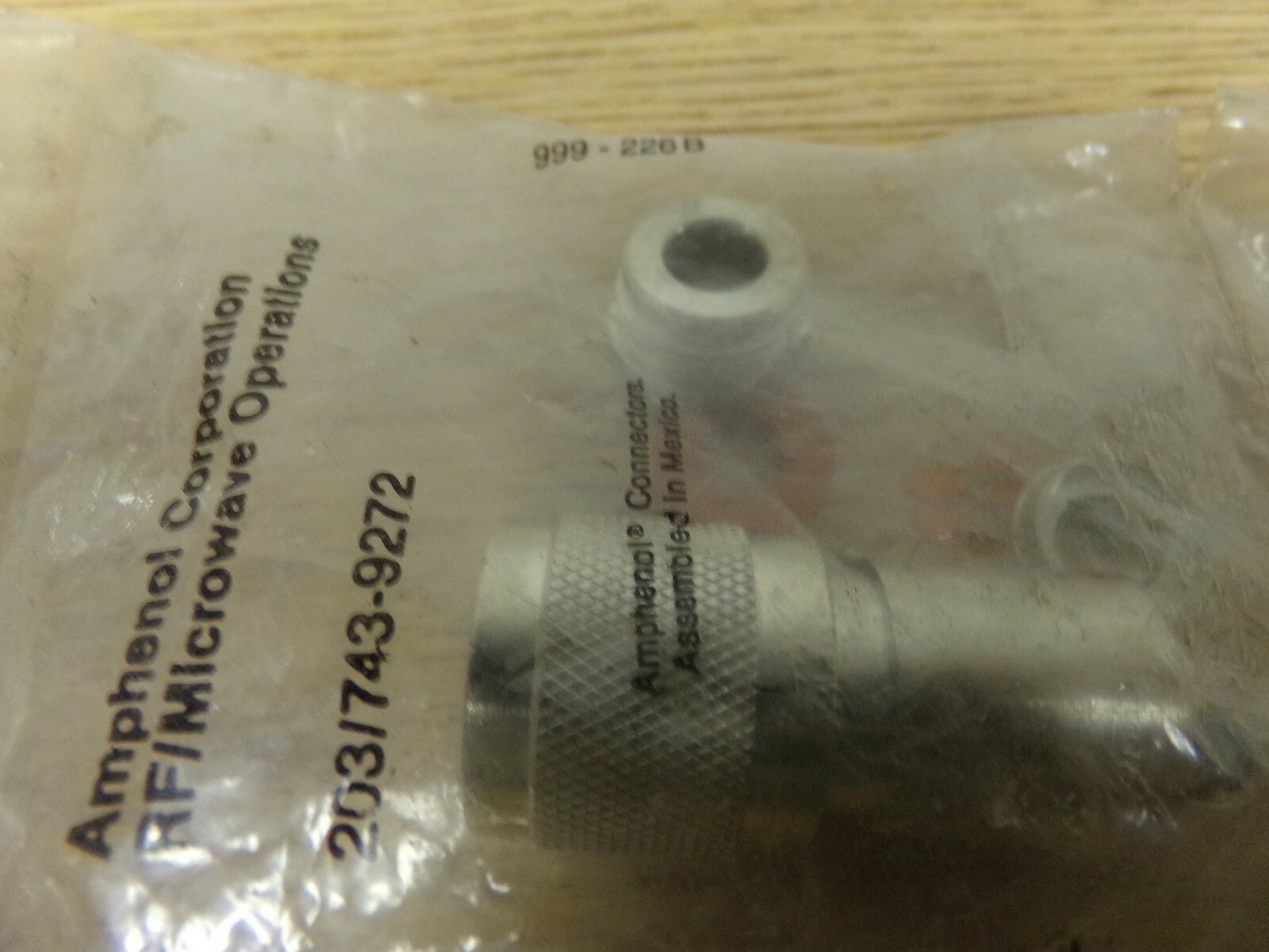 NEW Amphenol RF 999-226B Microwave Operations Connector 82-5589 55-21/92 203/743