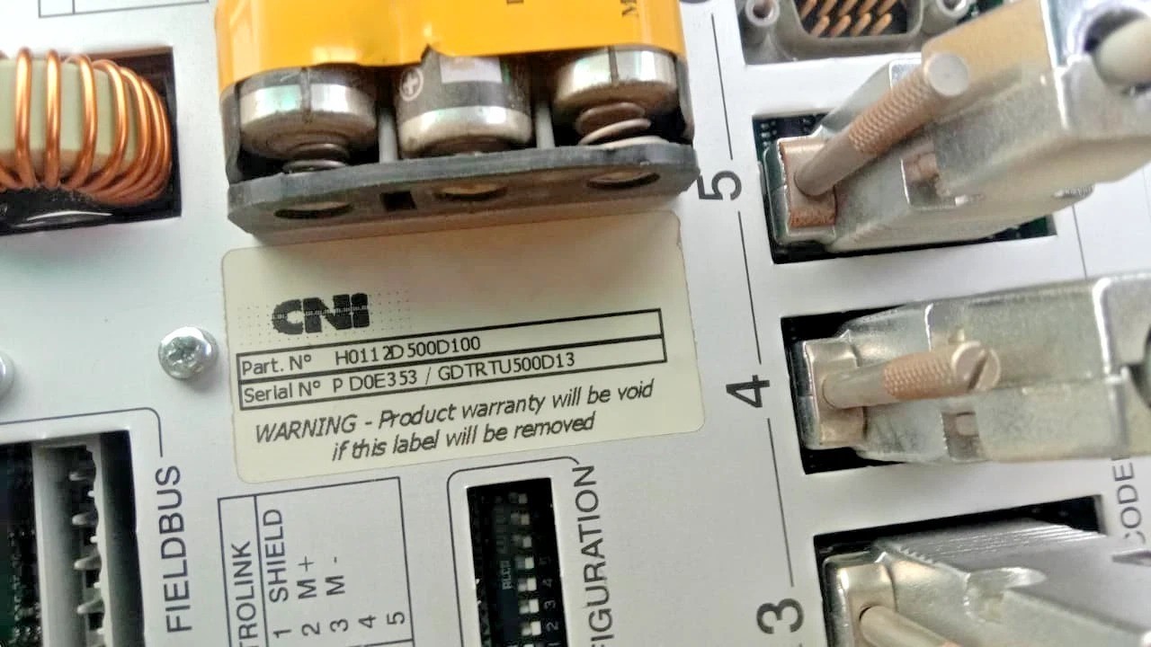 The HSD RTU500 CNI (P/N: H0112D500D100) modular Remote Terminal Unit