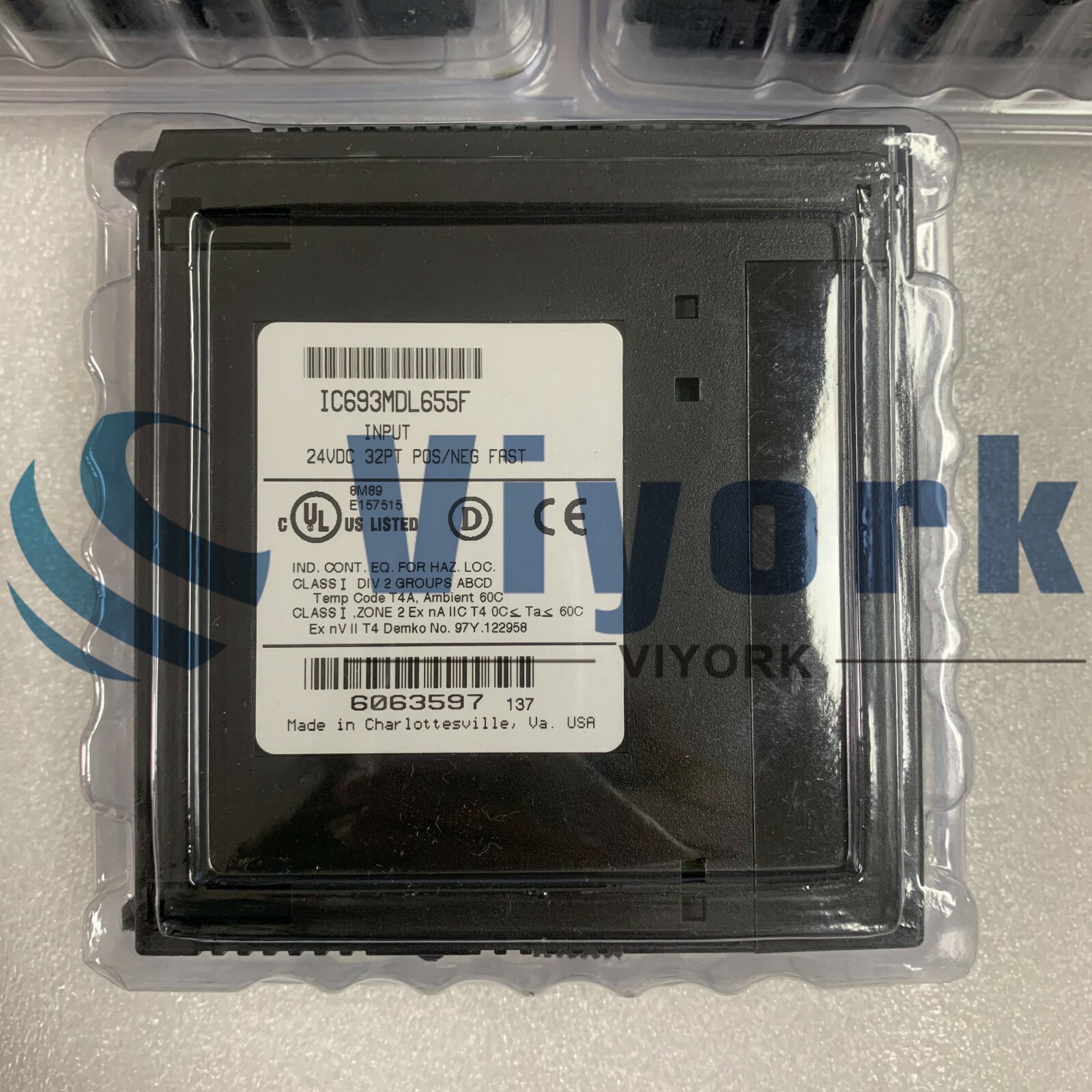 GE IC693MDL655 INPUT MODULE 32POINT LOGIC SERIES 90-30 POSITIVE/NEGATIVE 7A NEW