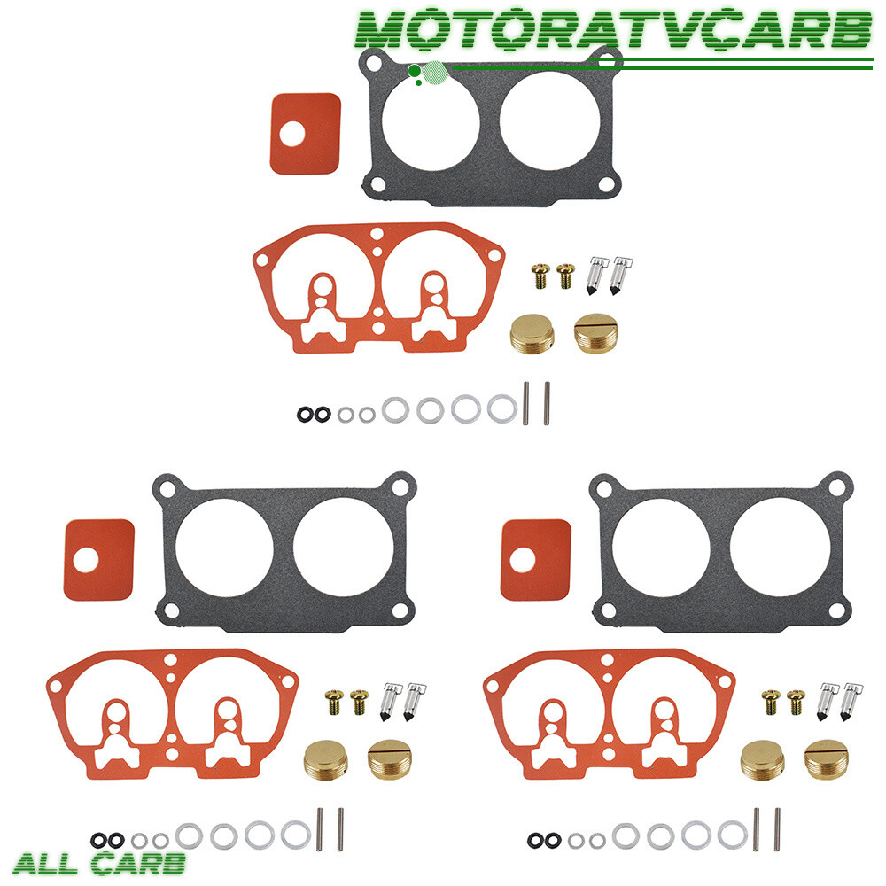 ALL-CARB 3 Pcs Carburetor Rebuild Kit For Yamaha 150 175 200 225 HP 86-95