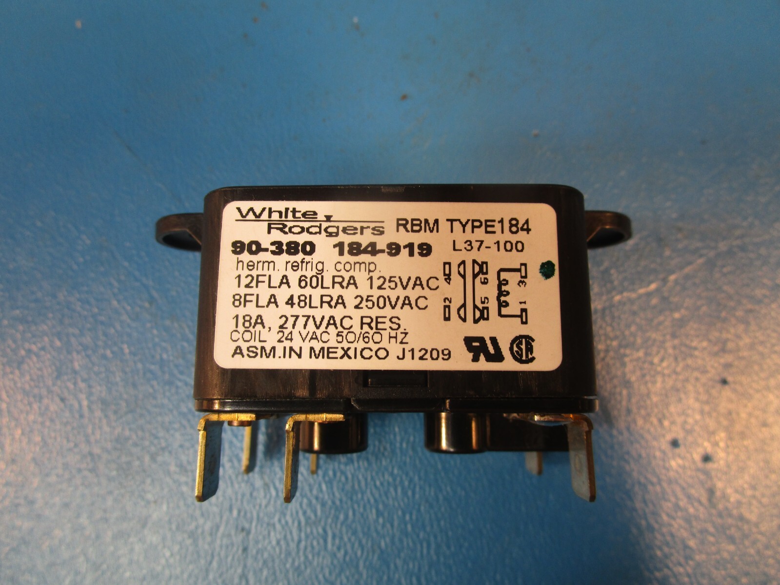 White Rogers 90-380 184-919, Relay, , RBM Type 184, 24V 50/60Hz