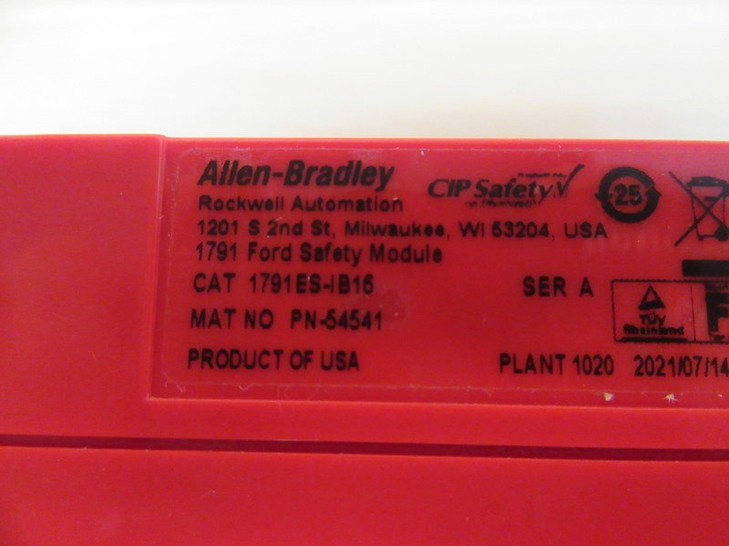 Allen Bradley 1000F-1791ES-IB16 Safety Module