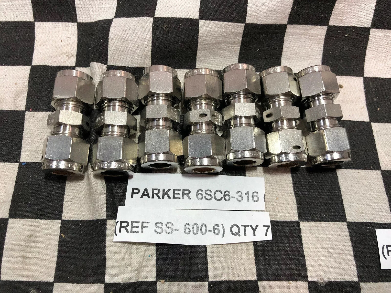 SWAGELOK/Parker TEE UNION ELBOW 6ET6-316,5RU4-316, 6SC6-316 SS- 600-2-8 SS-600-3
