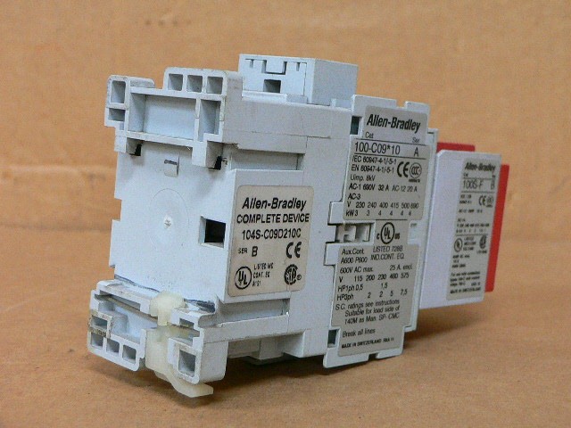 Allen Bradley 104S-C09d210c Guardmaster Safety Contactor (110V-120V)