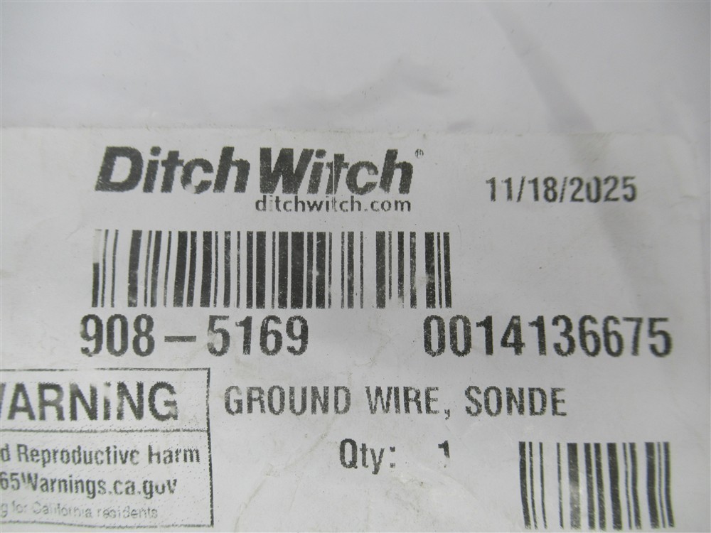 Ditch Witch 908-5169 , Ground Wire , Sonde