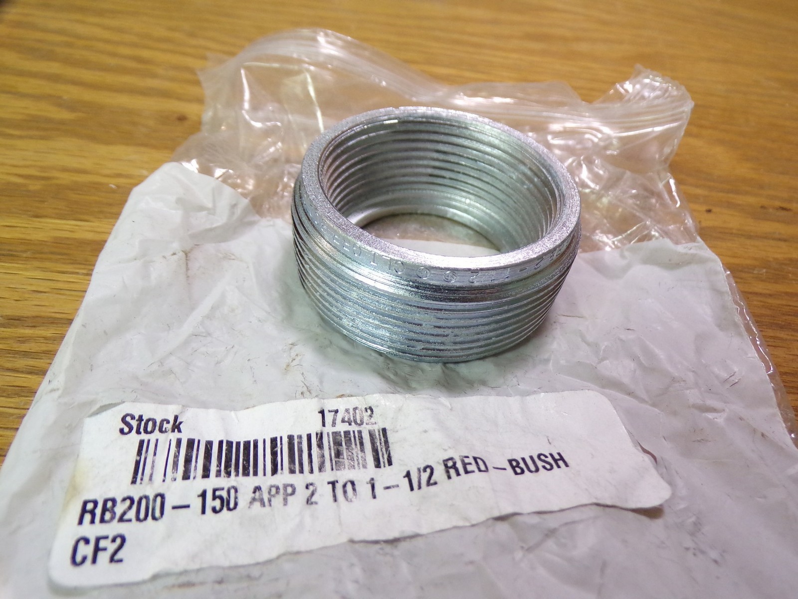 NEW Bushing RB200-150 APP 2 to 1-1/2 RED CF2 17402 *FREE SHIPPING*
