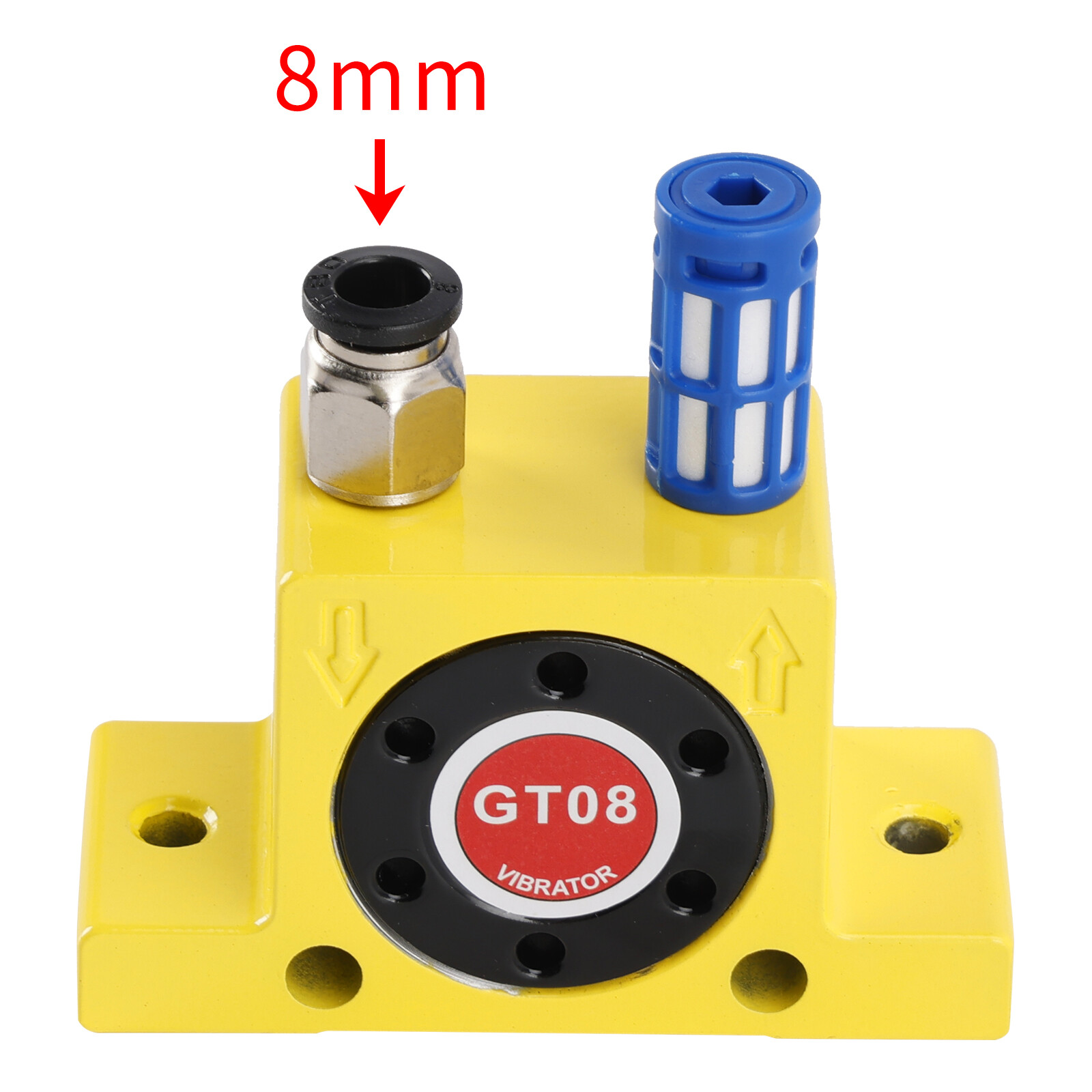 Pneumatic Turbine Vibrators GT08 1/8″ Silent Golden Industrial Vibrator