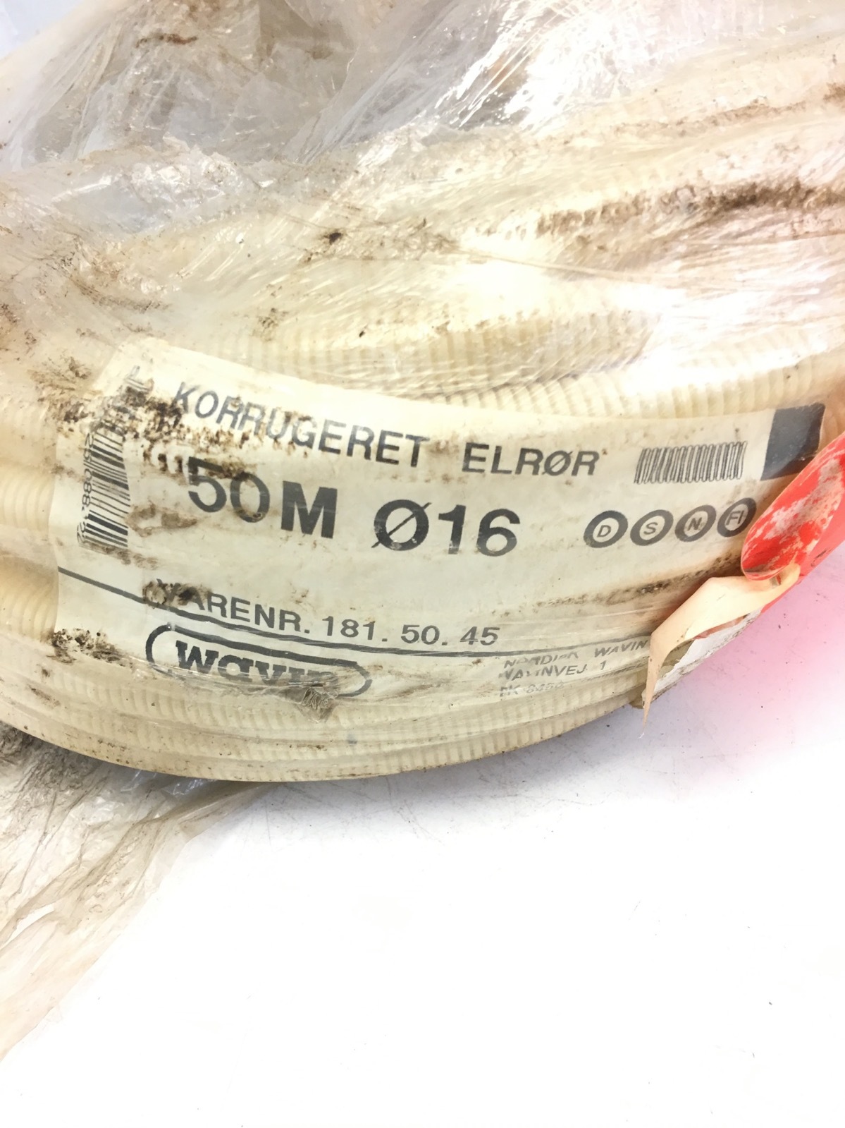 NEW WAVIN CORRECTING ERROR TUBING, 50 METERS, VARENR 1815045, FAST SHIP! B280