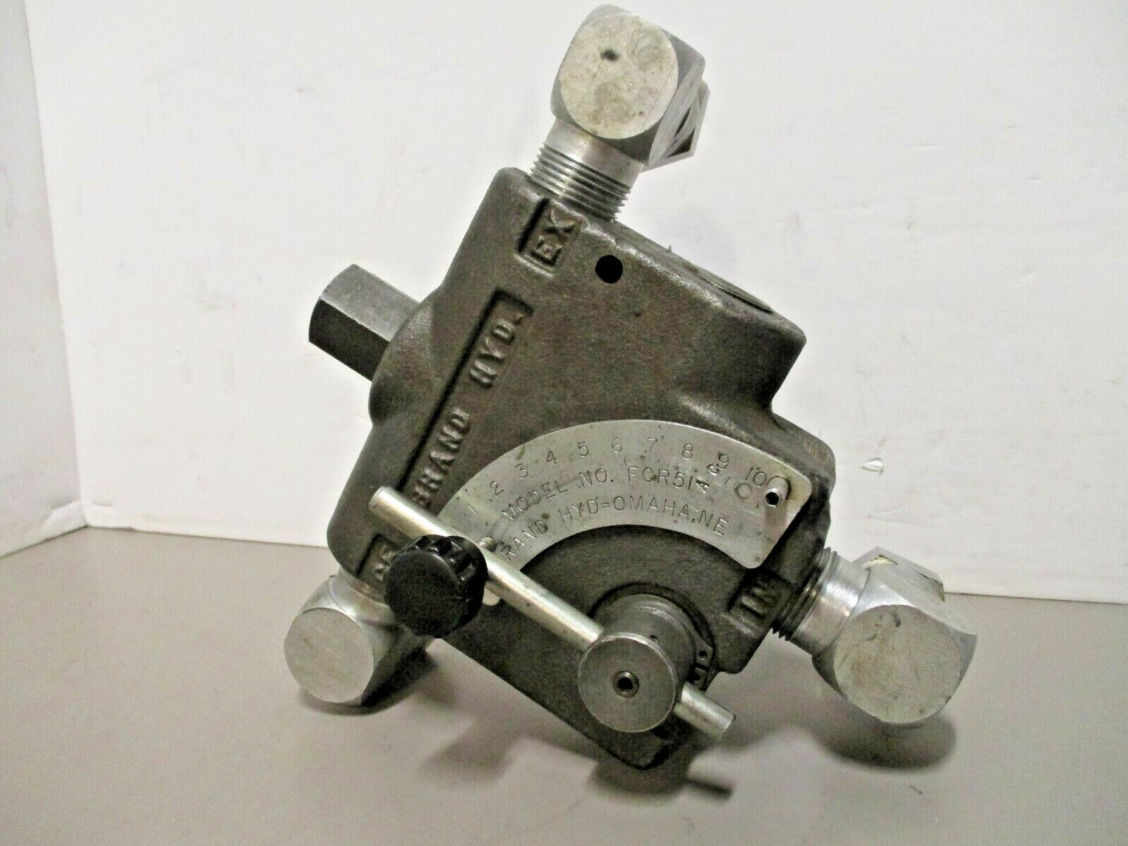 Brand Hydraulics FCR51A Flow Control Valve -12 Fittings