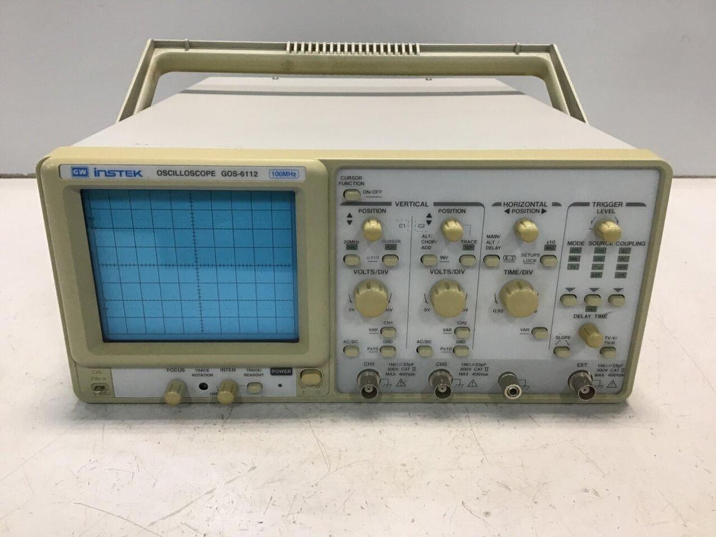 GW INSTEK Oscilloscope GOS-6112 Used #119527