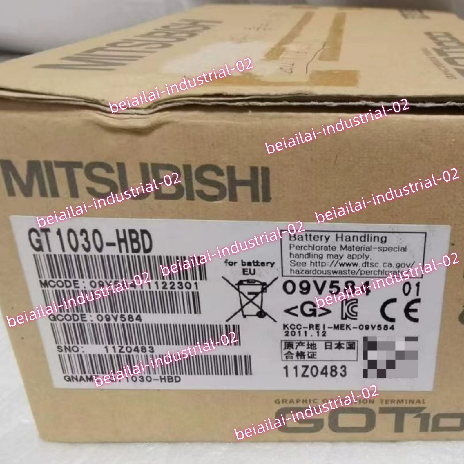 Mitsubishi HMI Touch Panel GT1030-HBD#1pcs new in box