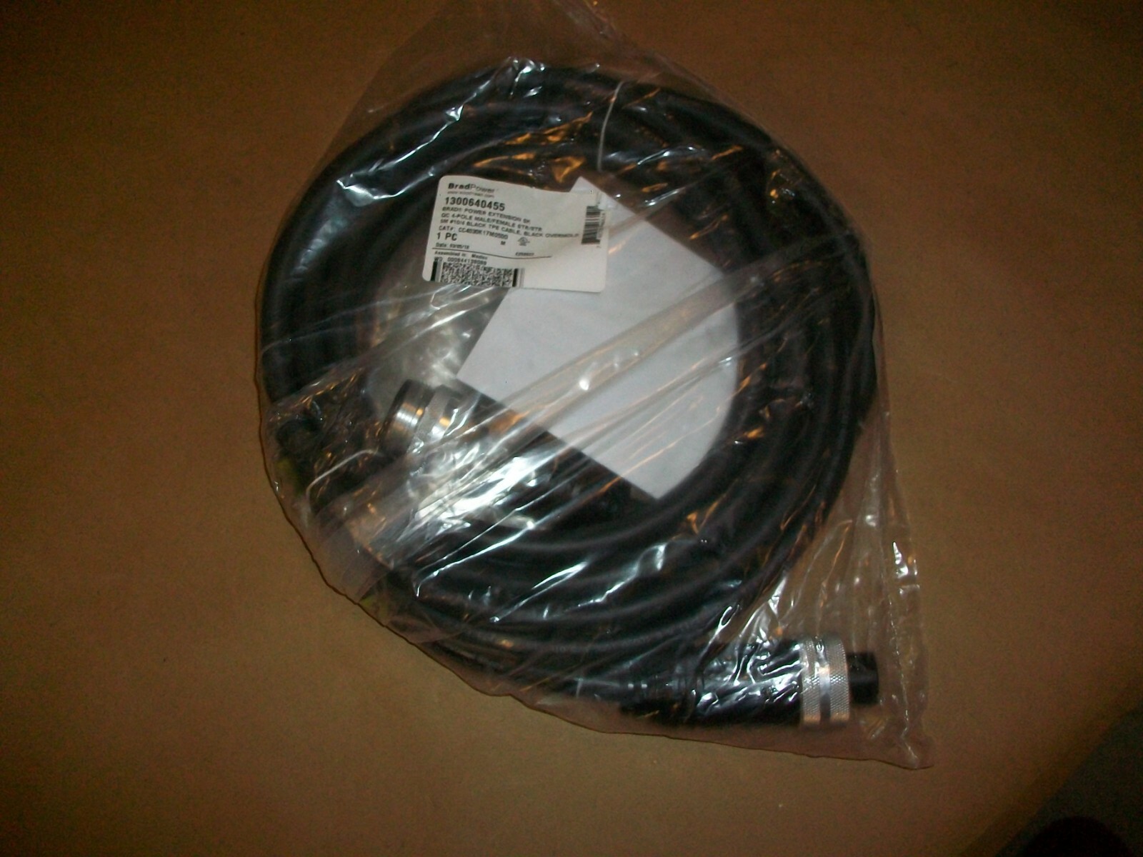Brad Power Extension Cable 1300640455 CC4030K 17M050G NEW IN BAG