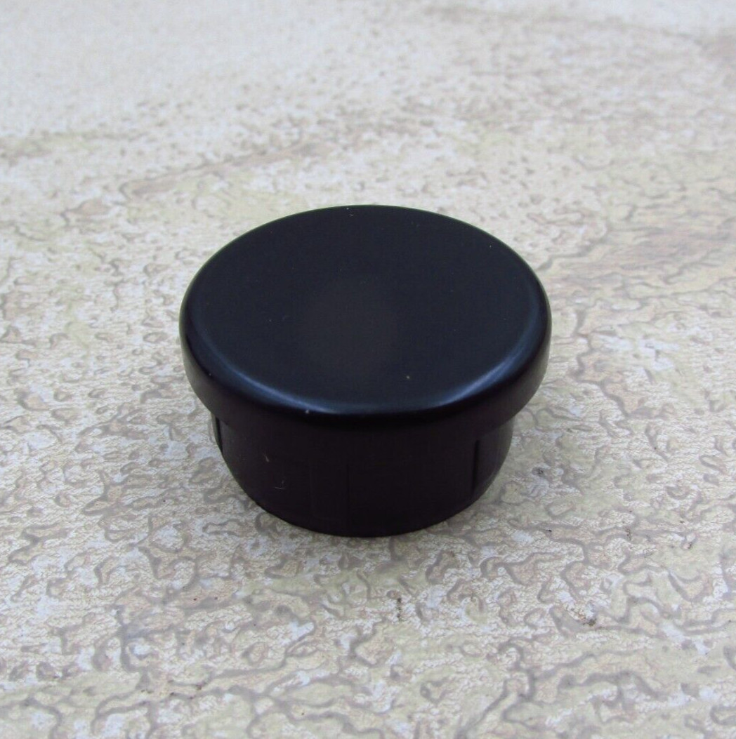 QTY 8 Black 1″ Inch OD, 7/8″ ID, Round Tube End Cap Plastic Insert Plugs