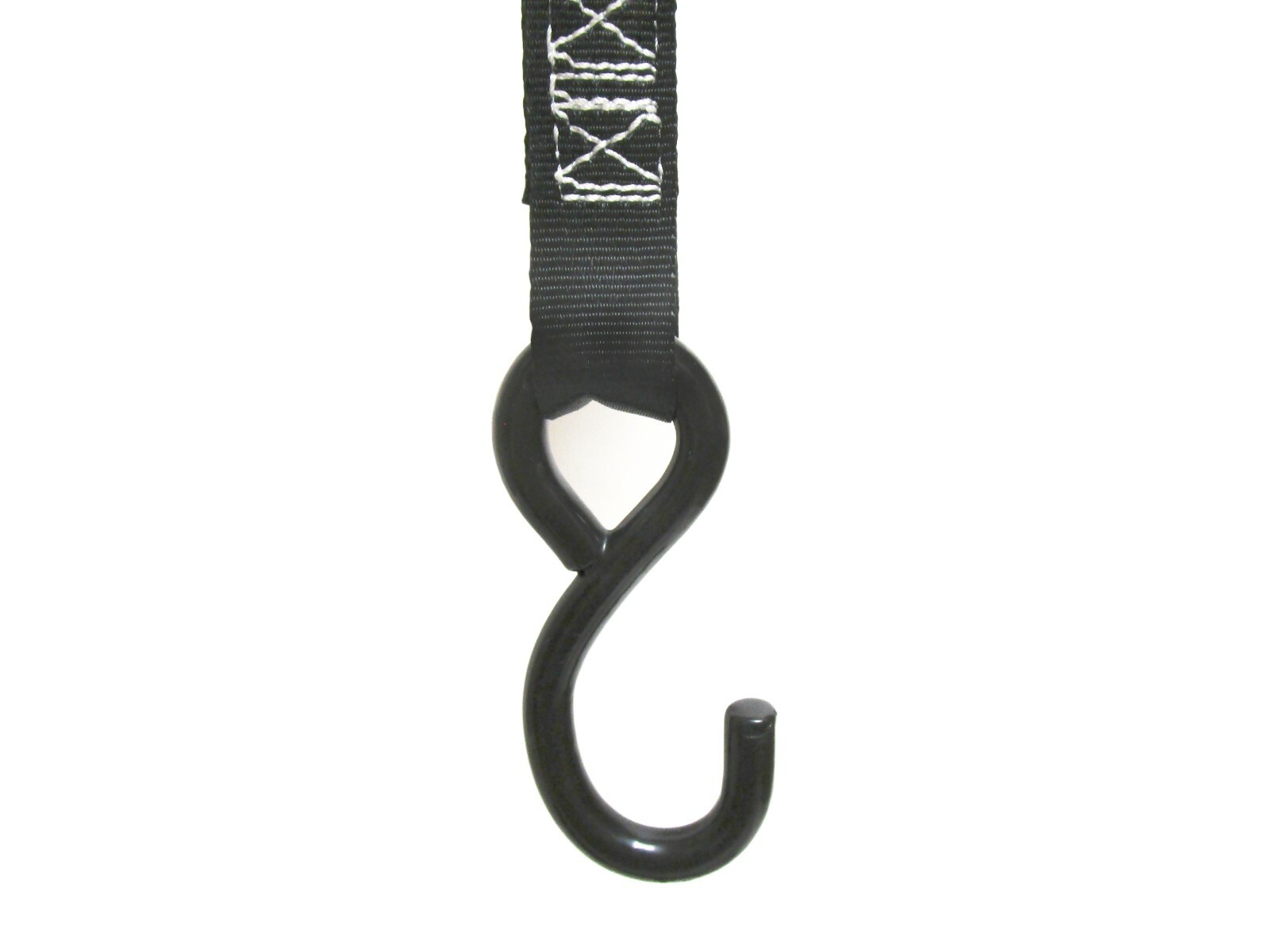 1″ x 12′ Short Tail Ratchet Tie Down Strap with S Hook Heavy Duty – Pack of Four