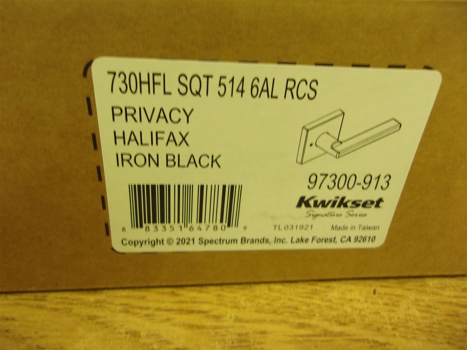 NEW Kwikset 730HFC Sqt 514 6AL RCS 97300-913 *FREE SHIPPING*