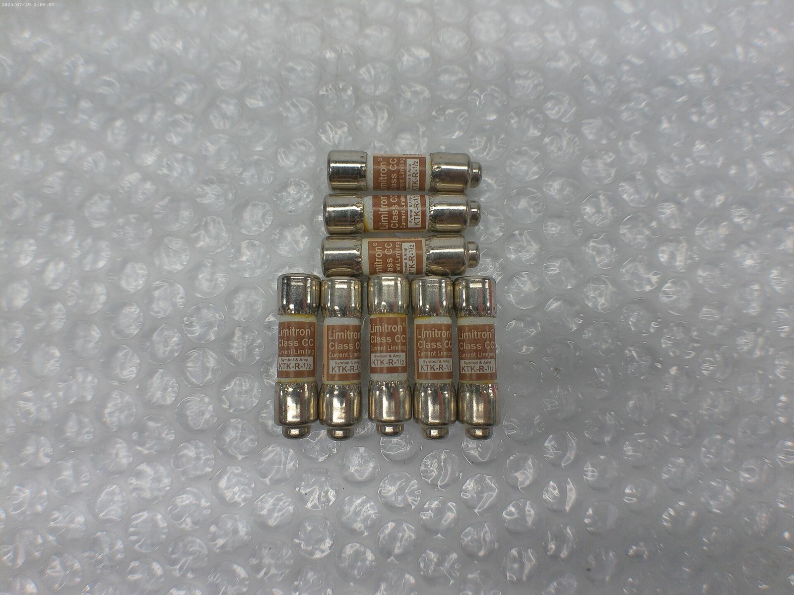 LIMITRON KTK-R-1/2 FUSE LOT OF 8 NSNP
