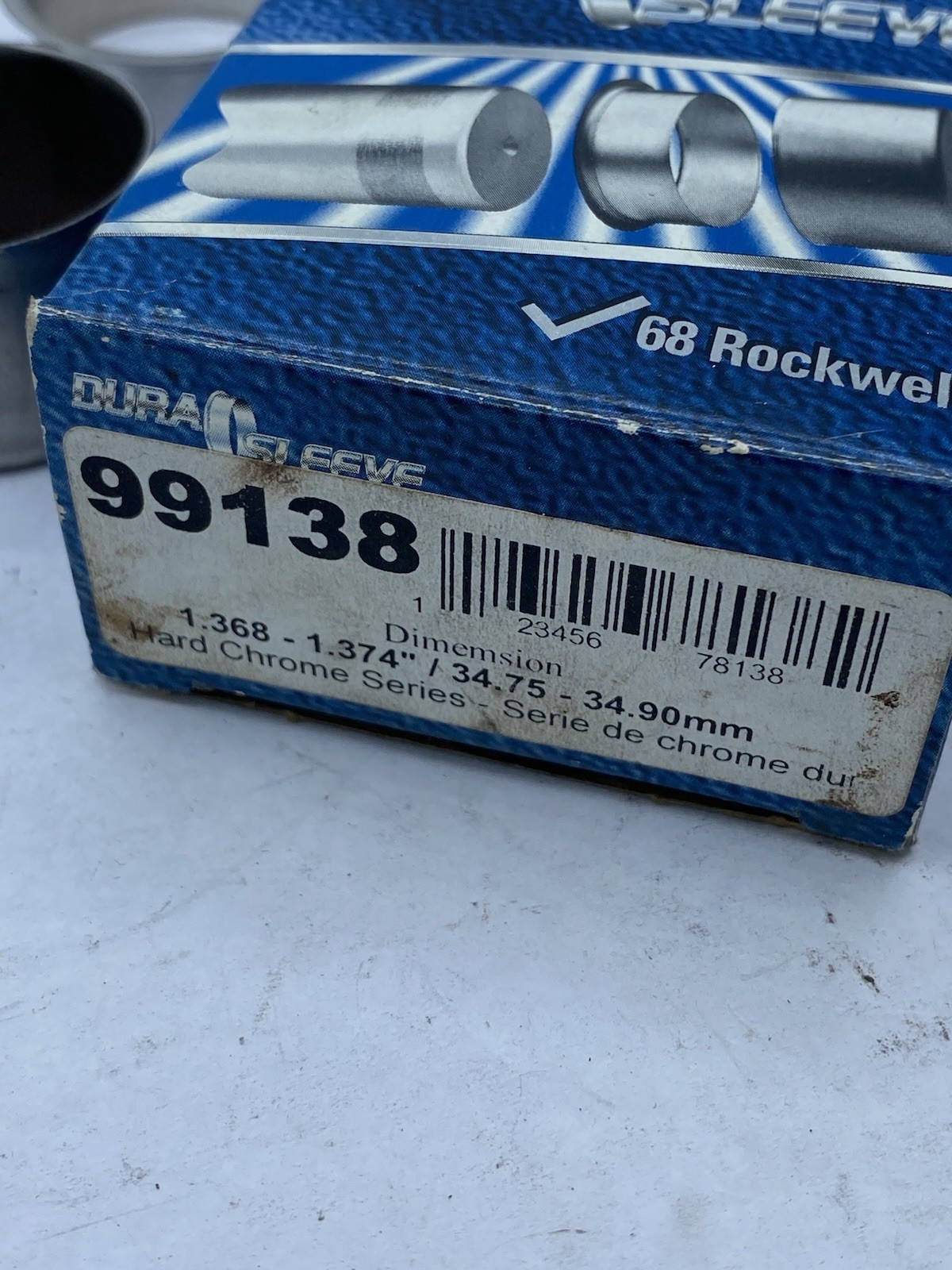 Durasleeve 99138 HardChrome Series 1.368-1.374 68 Rockwell Yoke And Shaft Repair