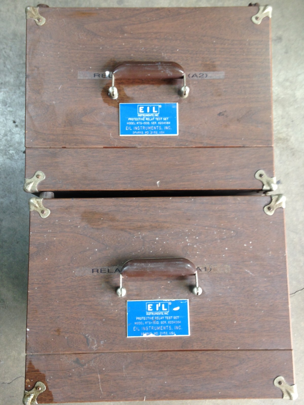 SET OF 2: EIL RTS150 PROTECTIVE RELAY TEST SET – POWERS ON – UNTESTED / AS IS
