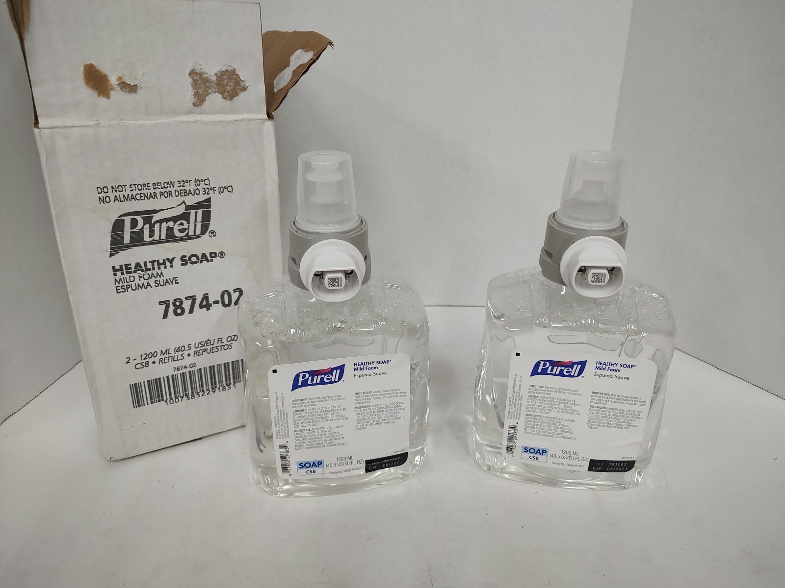 PURELL 7874-02 Hand Soap,CLR,1,200 mL, 2 Pkg