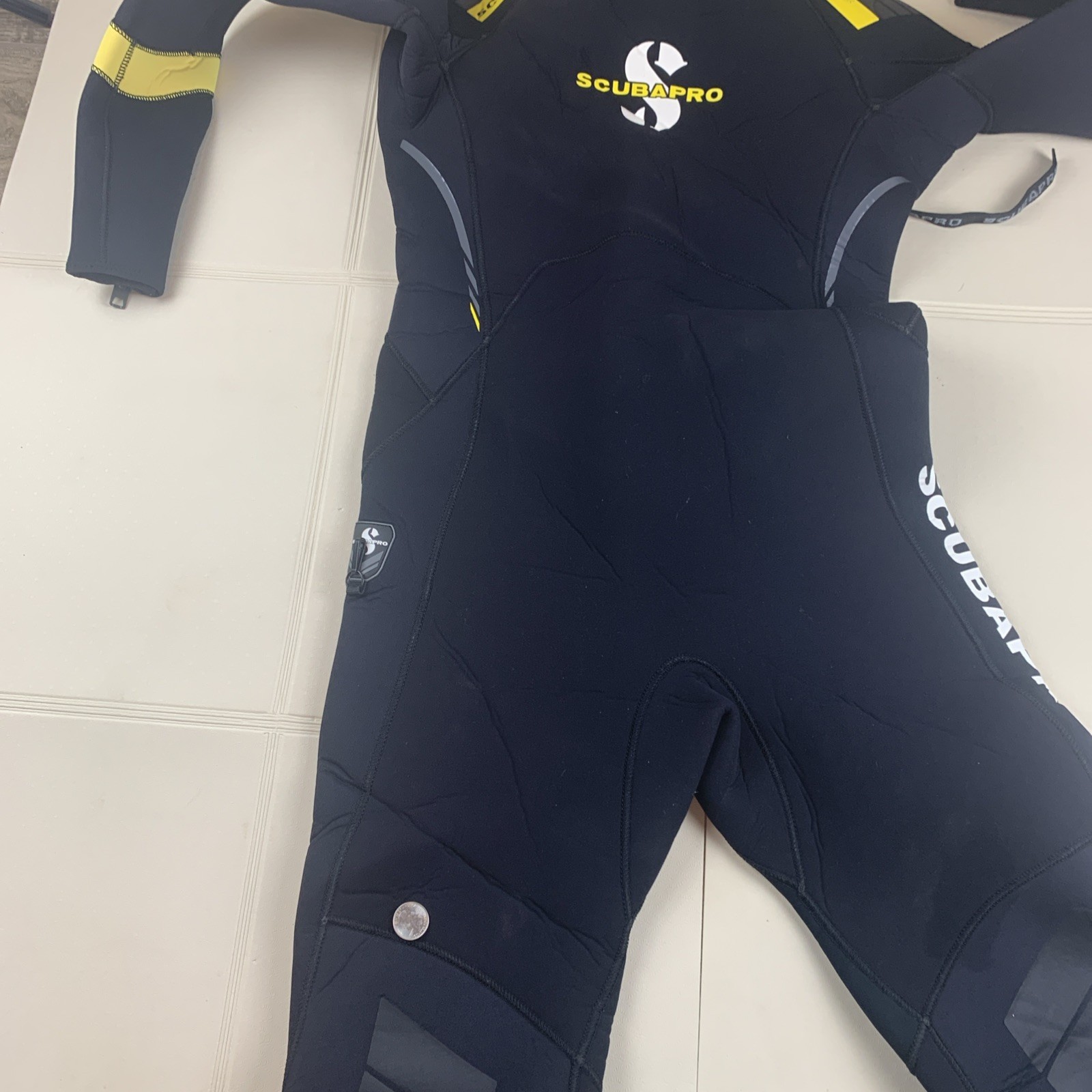 Scubapro Wet Suit Sport 5 Diving Full Body Men’s Large Neoprene Class B Black