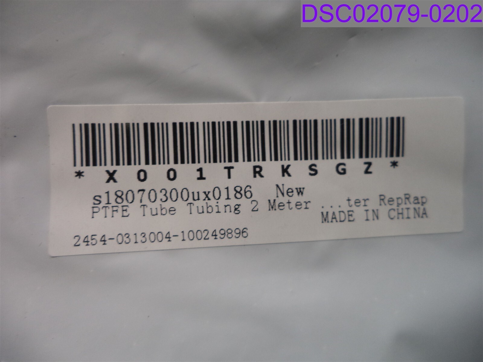 uxcell PTFE Tubing 2mm ID x 4mm OD x 6.6ft P/N a18042500ux0178