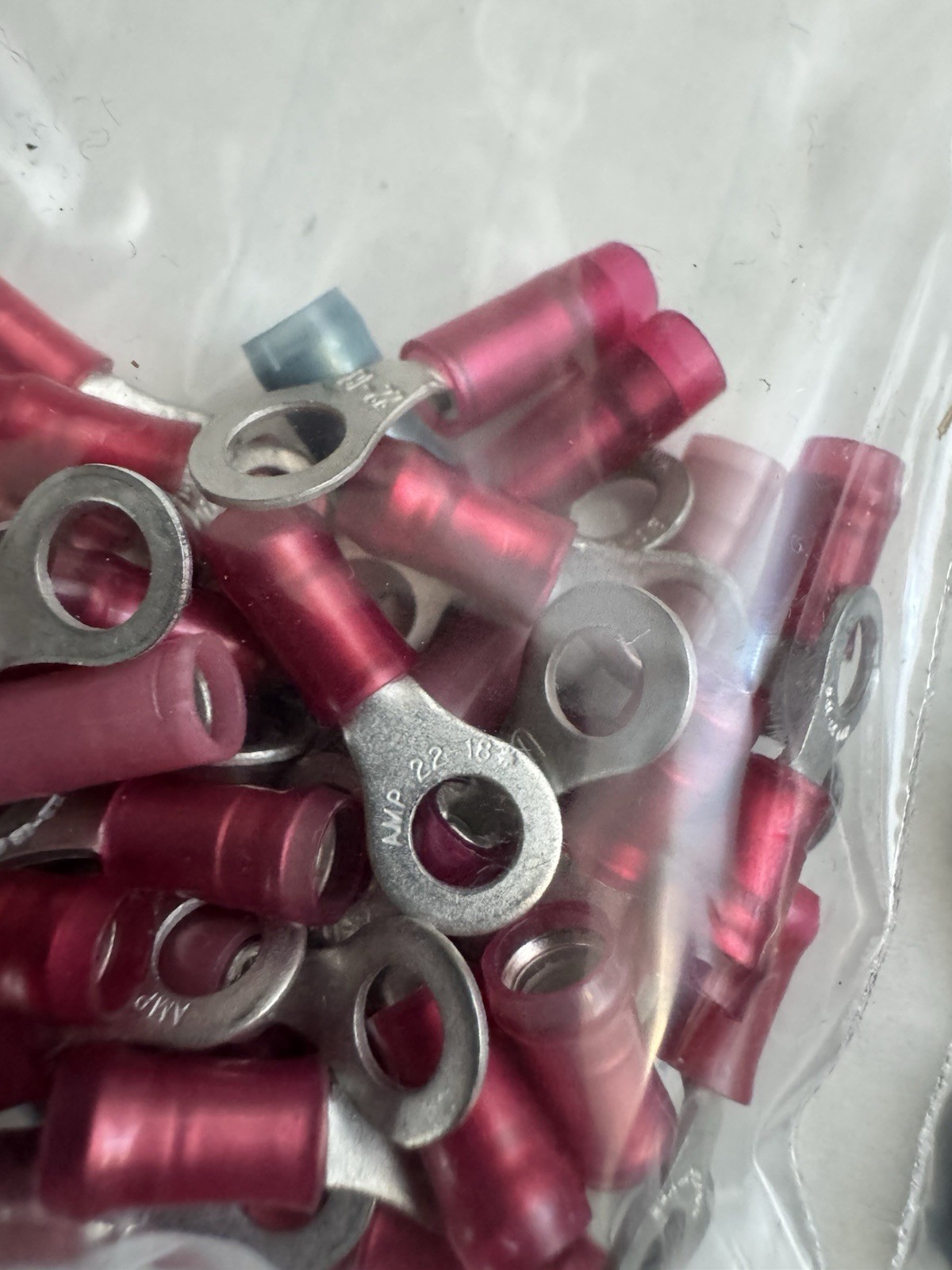Red, Blue, Yellow Fork Terminal Vinyl Connector & Ring Terminal More Than 400New