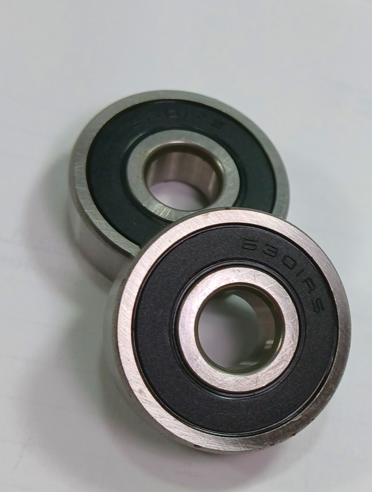 2 NEW UNBRANDED 6301RS 12X37X12MM DEEP GROOVE BALL BEARINGS NNB ***MAKE OFFER***