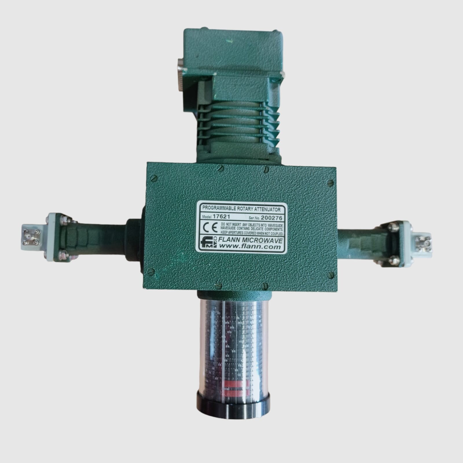 Flann Microwave Programmable Rotary Attenuator 17621 9.84-15.0GHz wg-17 r-120