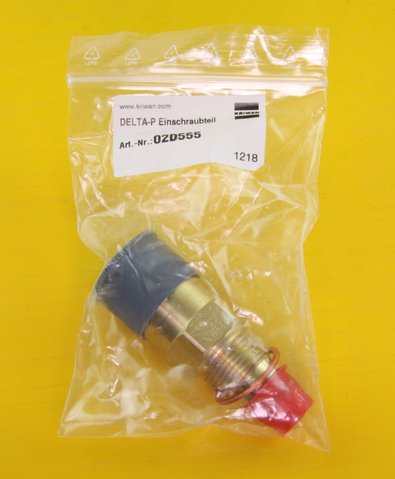 Bitzer 34731811 Compressor Oil Differential Pressure Switch , Delta PII