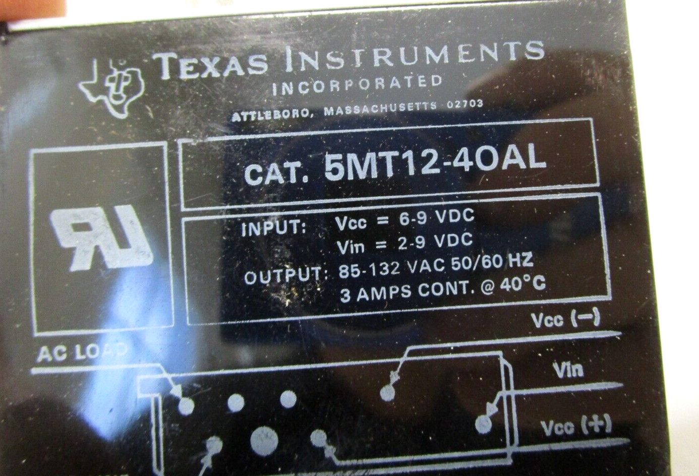 NEW TEXAS INSTRUMENTS PLC 5MT12-40AL OUTPUT MODULE