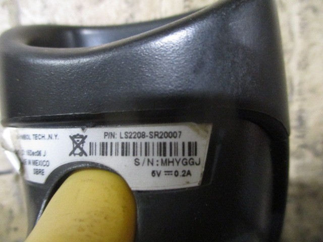 Symbol LS2208-SR20007 Barcode Laser Scanner RS-232 Serial Port & Power *Tested*