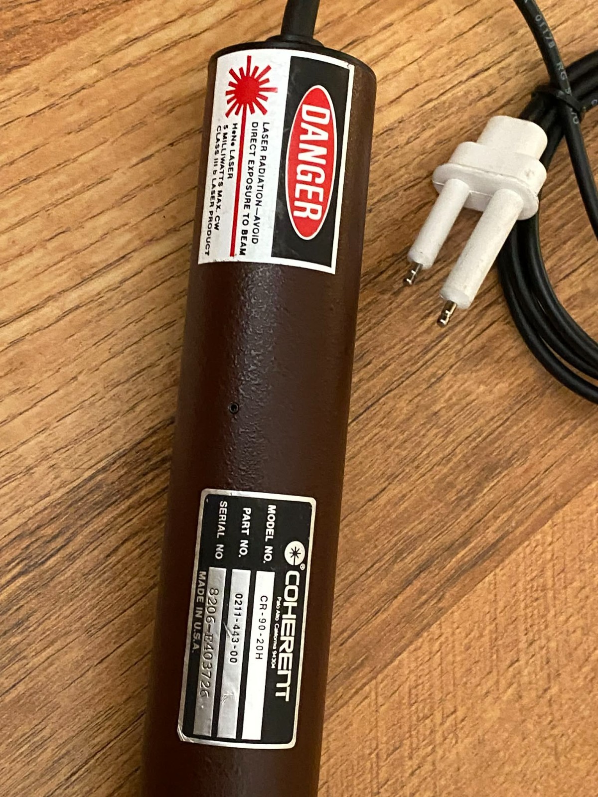 30-DAY WARRANTY COHERENT CR-90-20H LASER