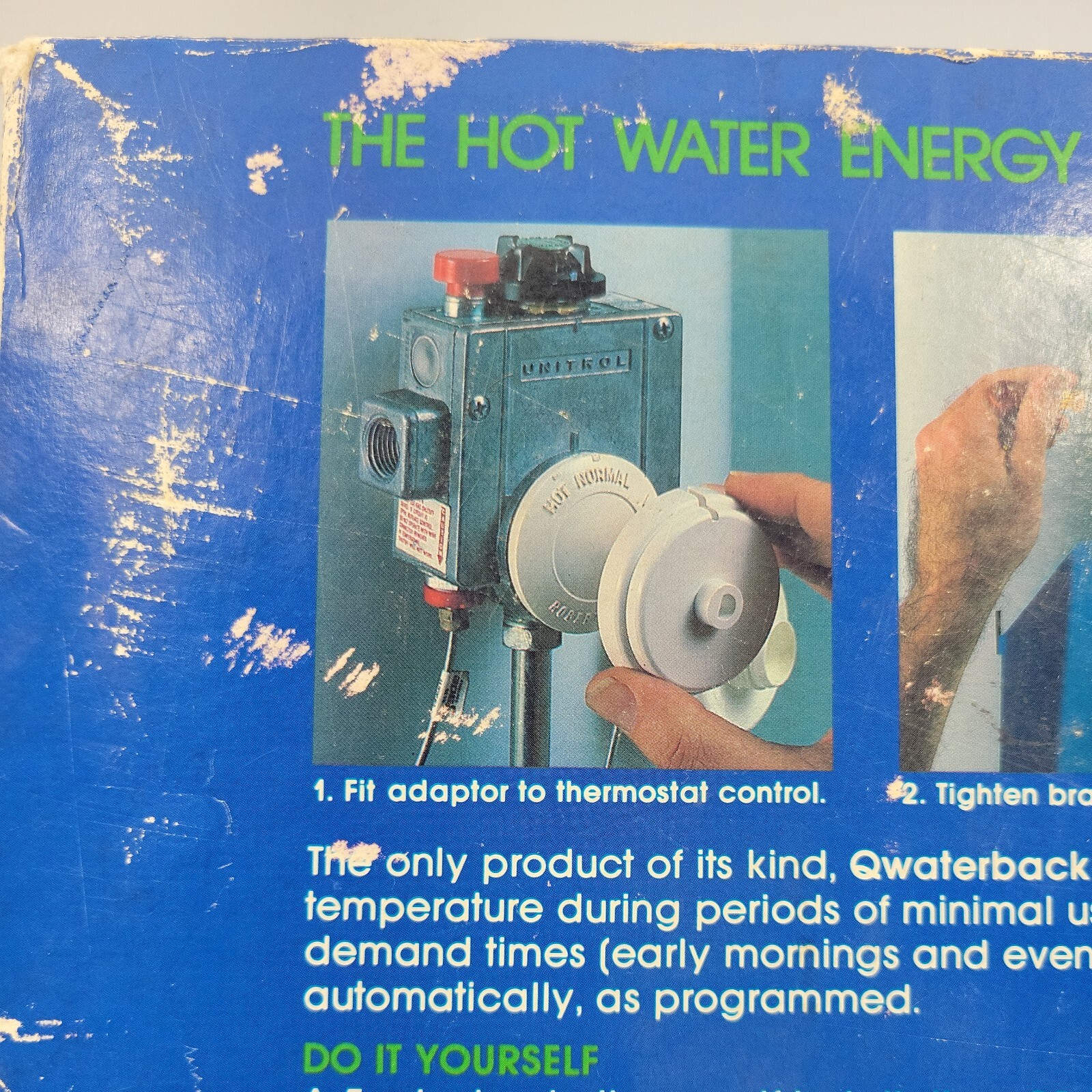 Vtg Qwaterback Hot Water Energy Saver For Gas Fired Water Heaters