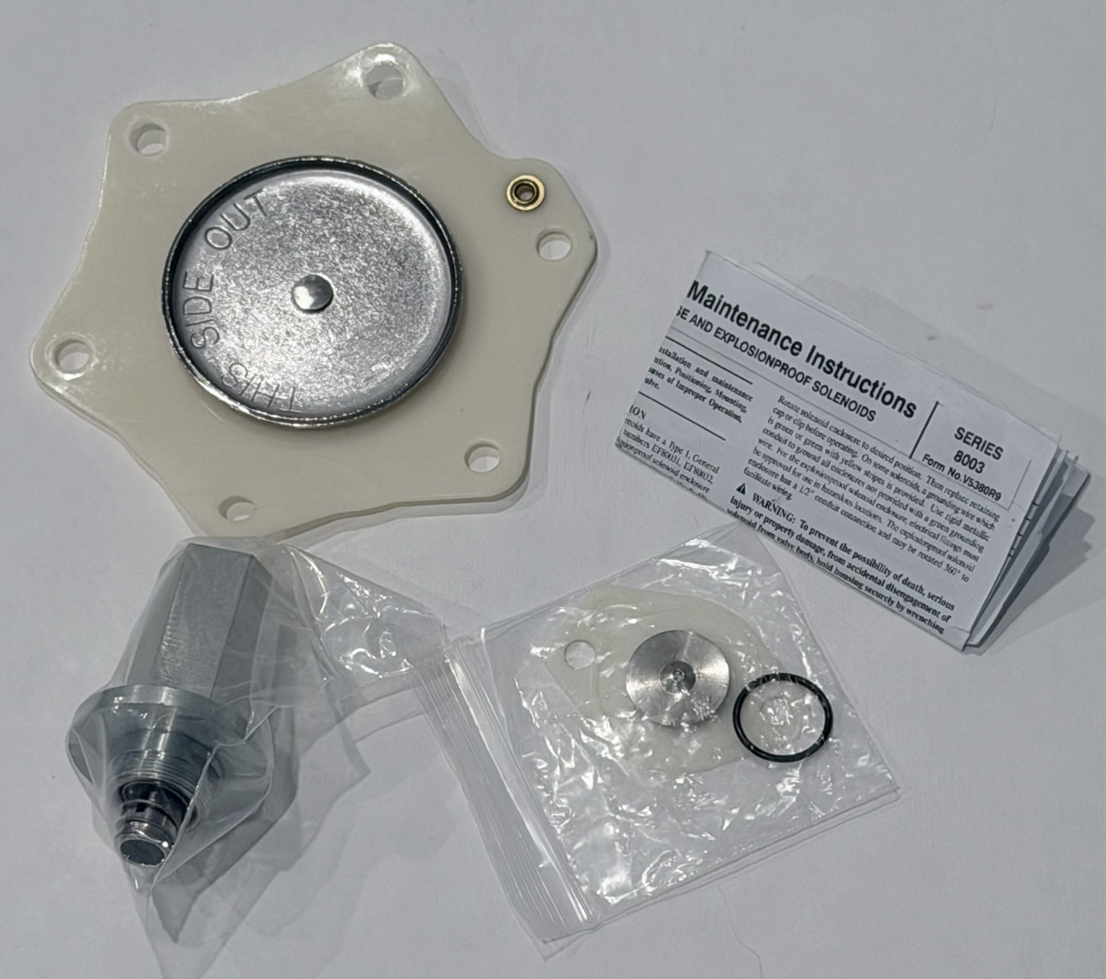 ASCO RED-HAT Pneumatic Valves rebuild kit 302786 8353 8003 Series ISO 9001-2015