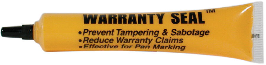 SuperCool 12848 Warranty Seal Yellow 1.8oz Visually detect movement or tampering
