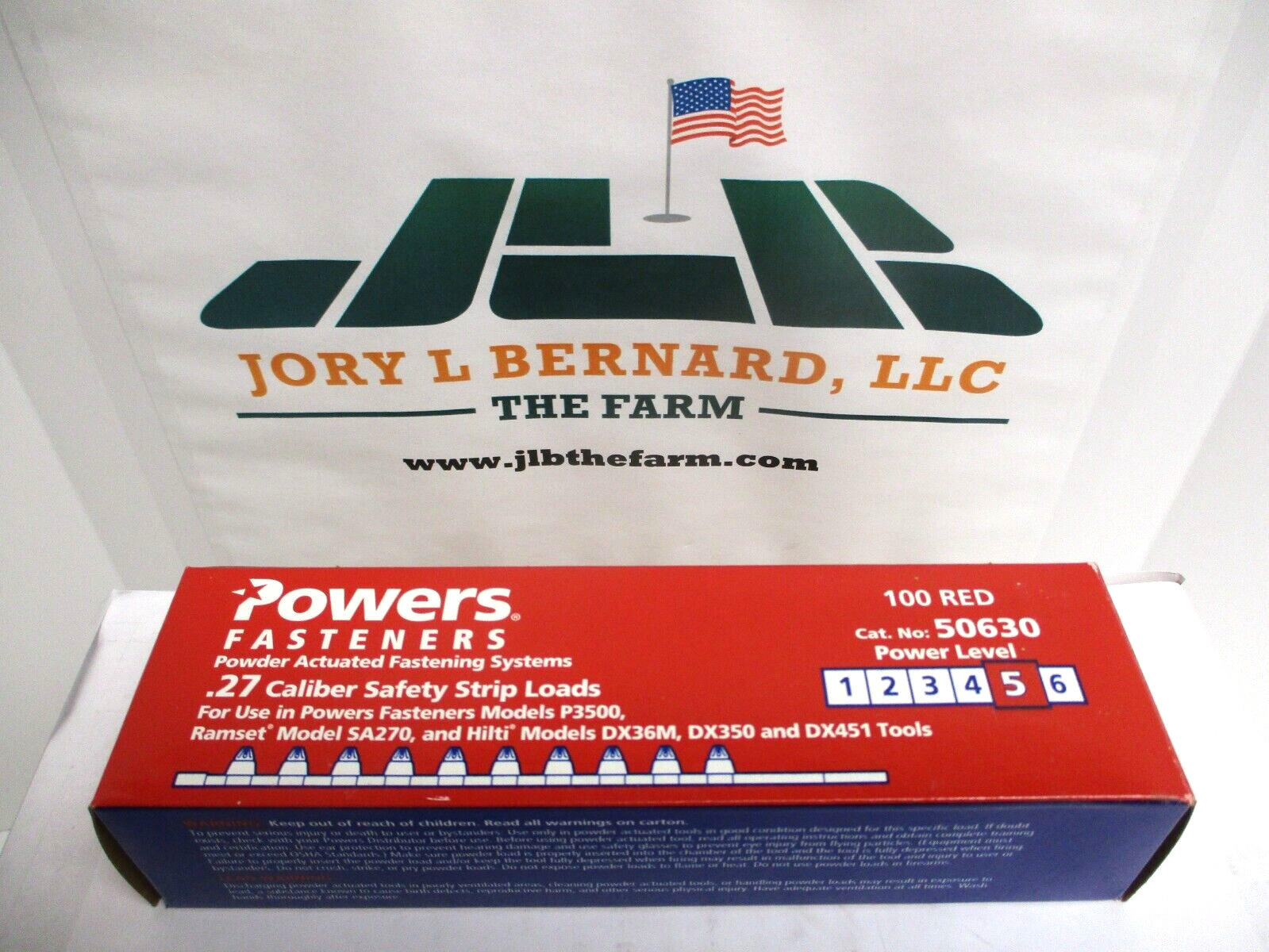 POWER FASTENERS, 50630, LEVEL-5, 0.27 CALIBER SAFETY LOADS, LOT OF 10 , SURPLUS