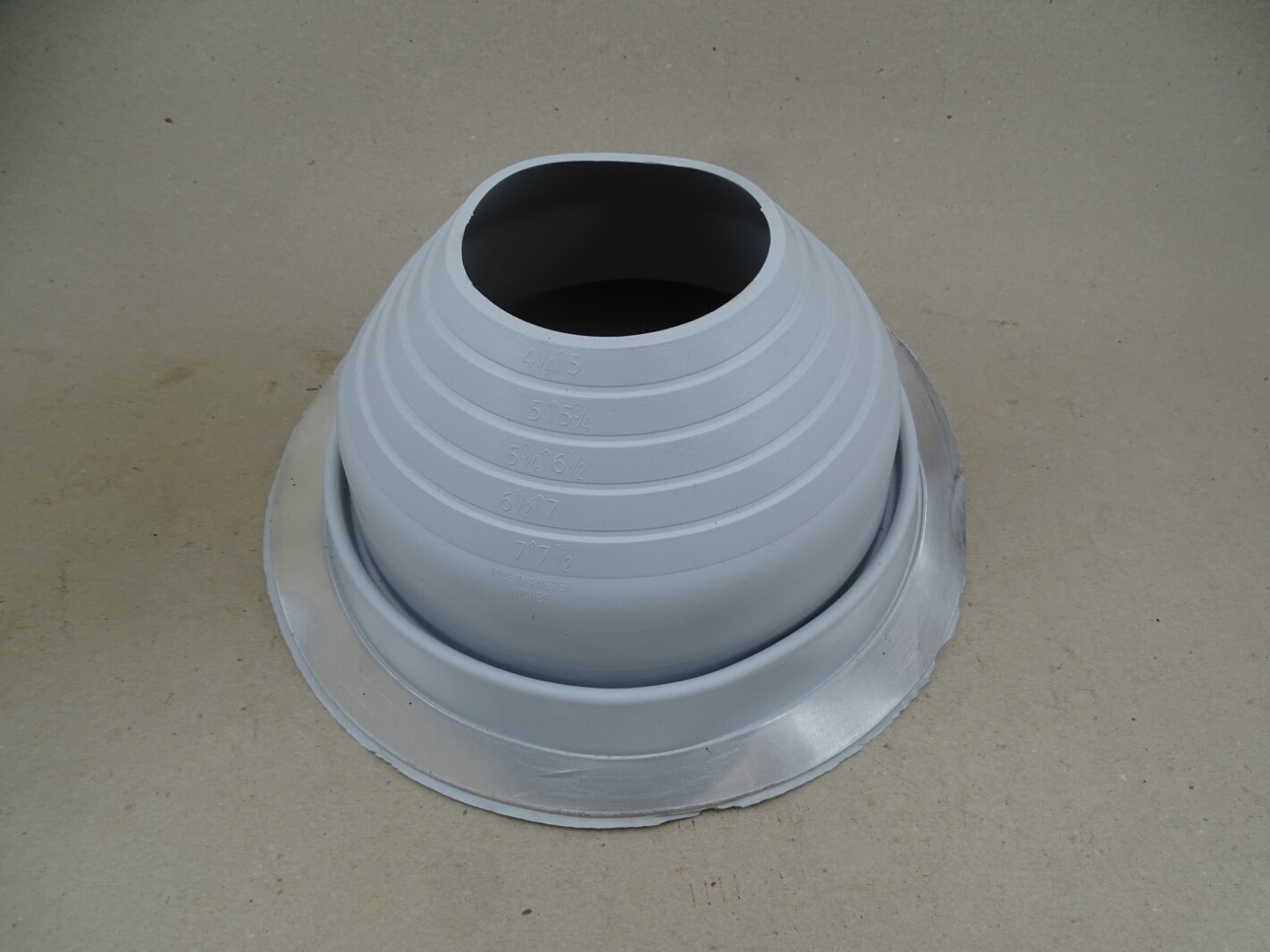 #5 Round Base Pipe Flashing Boot ,