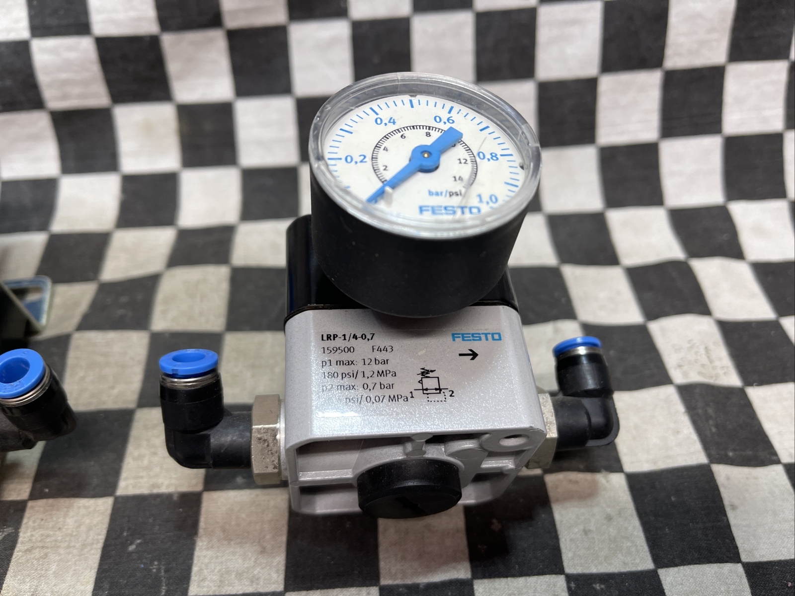 FESTO Regulator OS-1/8-B, LRP-1/4-0,7, 6681, 159500 LOT OF 3 SHIPSAMEDAY#1229V27