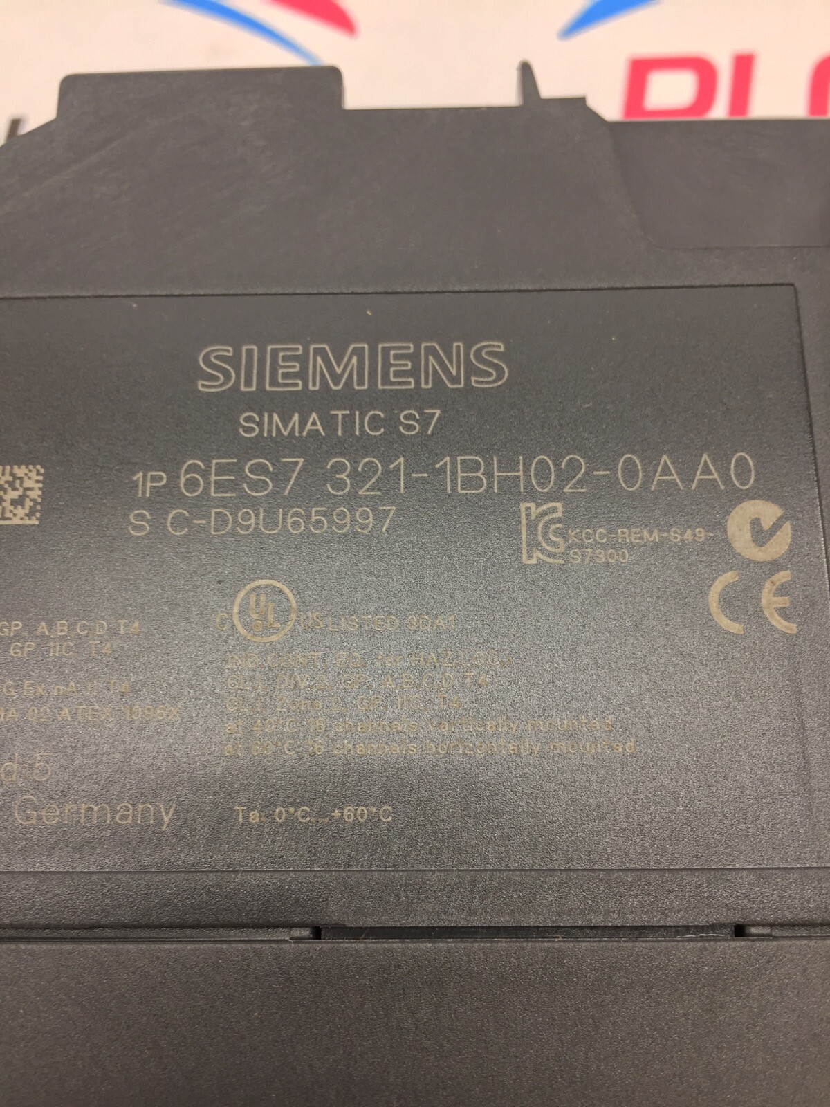 SIEMENS 6ES7-321-1BH02-0AA0 DIGITAL INPUT MODULE