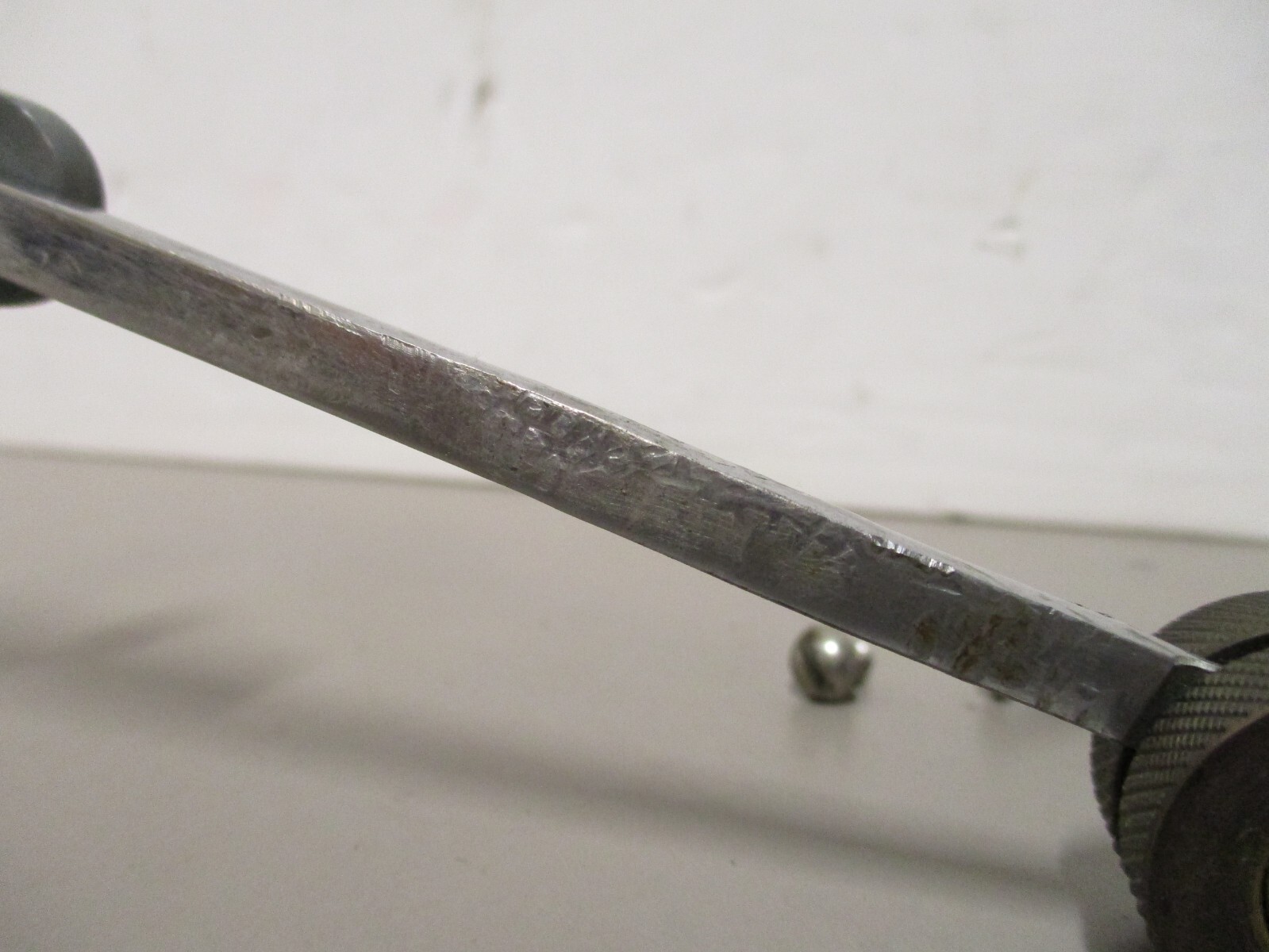 Depth Guide Arm and Mount for Vintage Wolf Model R Electric Fabric Cutter